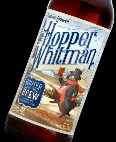 Second Hopper Whitman Belgian-style beer label