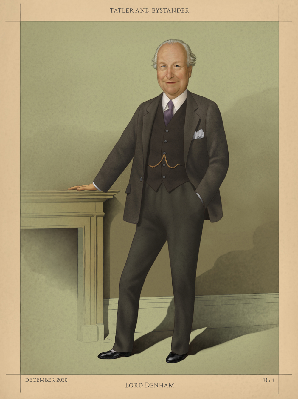 Tatler portrait Lord Denham