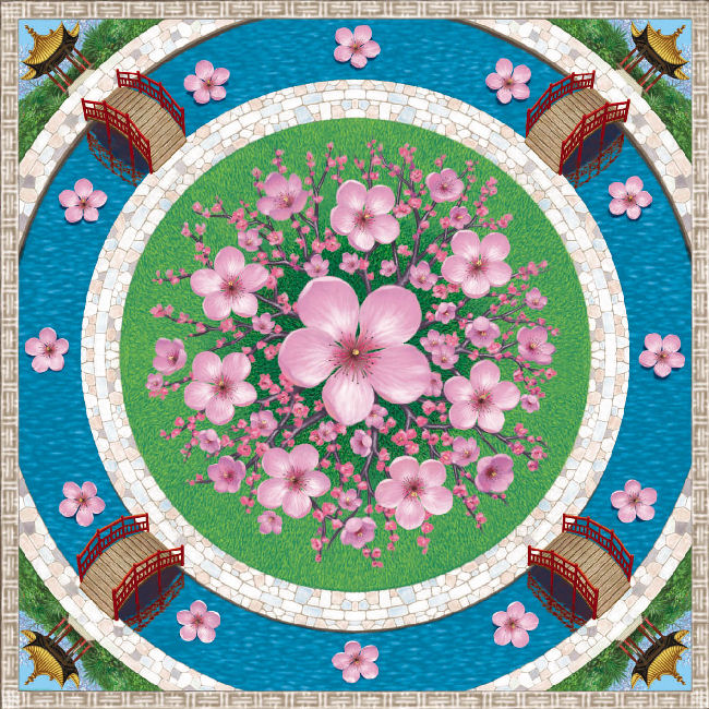 Cherry blossom Mandala
