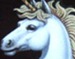 Detail of unicorn family crest